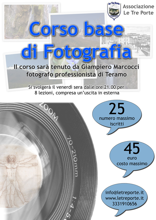 Corso base di fotografia