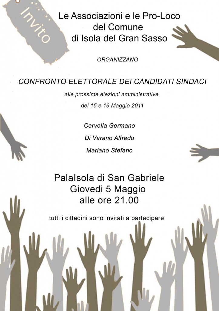 Nuovo confronto elettorale tra i candidati sindaci