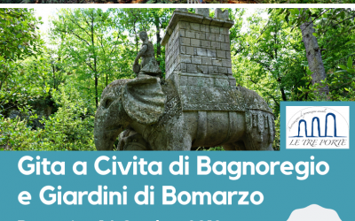 Gita sociale a Civita di Bagnoregio e Giardini di Bomarzo