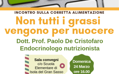 Non tutti i grassi vengono per nuocere