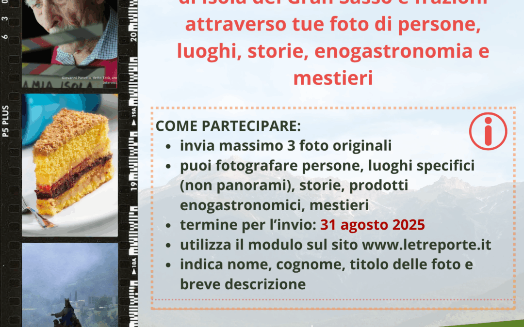 Contest fotografico L’isolanità in una foto
